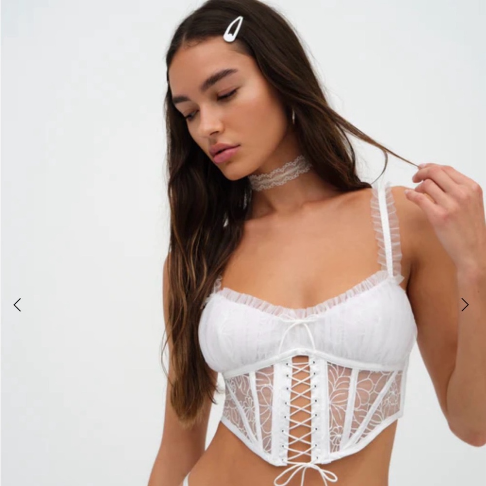 For Love and Lemons Emilia Bustier Top